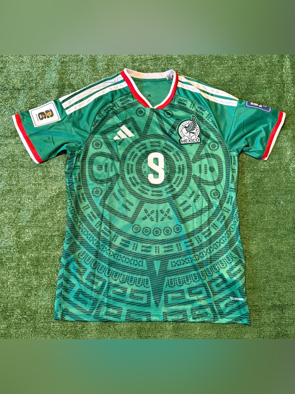 Raul Jimenez #9 Mexico Home Jersey 26/27
